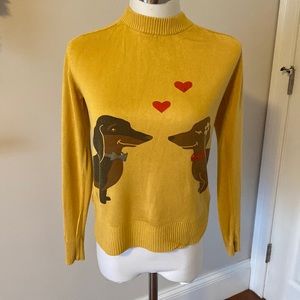 ModCloth mini Dauchund sweater ❤️